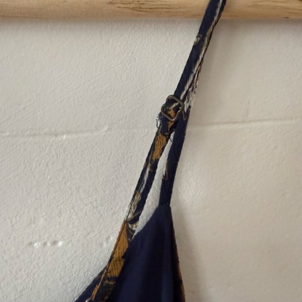 Kendall & Kylie | Navy Floral Strappy Going Out Mini Summer Dress | Medium - Picture 9 of 9